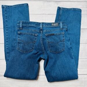 Harley‎ Davidson Women's Jeans Size 6 Blue Denim Motorcycle Biker Bootcut